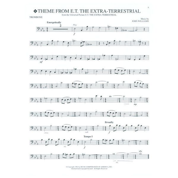 Hal Leonard Movie Hits Trombone