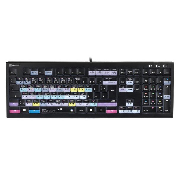 Logickeyboard Astra 2 Davinci Resolve PC DE