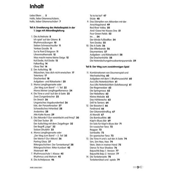 Acoustic Music Books Moro und Lilli 2 + CD