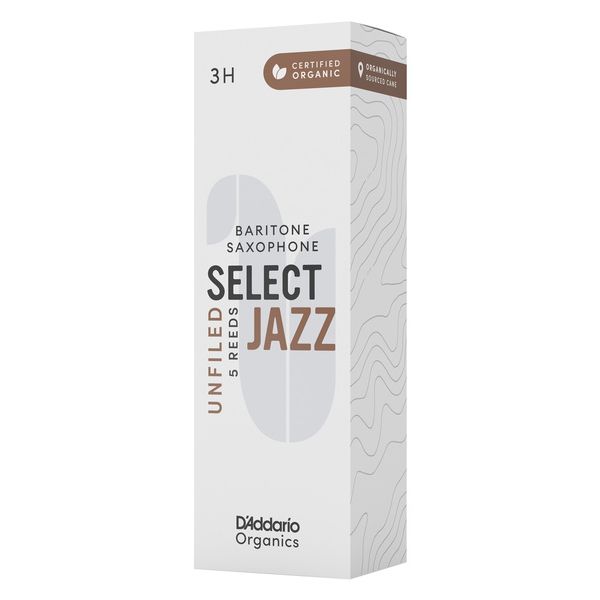DAddario Woodwinds Organic Sel. Jazz Unf. BAR 3H