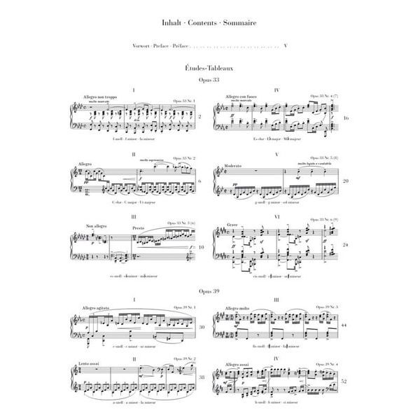 Henle Verlag Rachmaninow tudes-Tableaux