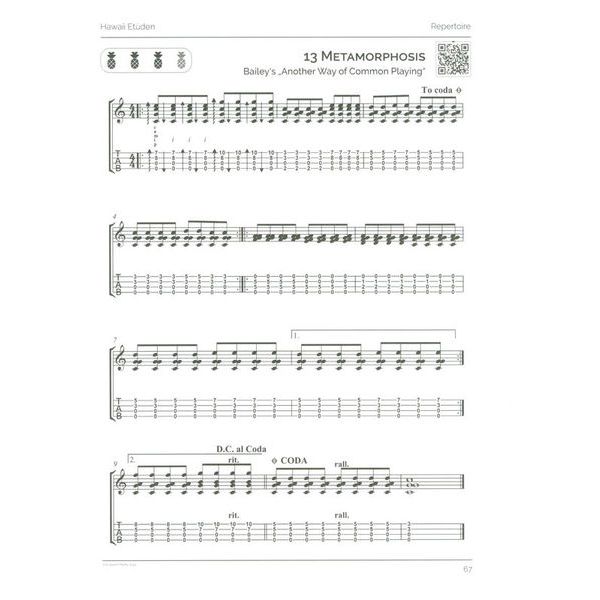 Elisabeth Pfeiffer  Ukulele Hawaii Etüden