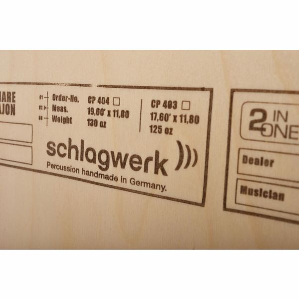 Schlagwerk CP404RED Cajon Red Edition