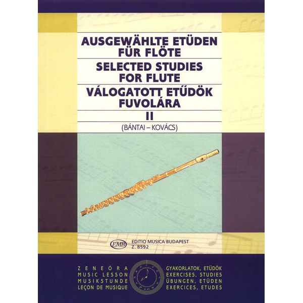 Editio Musica Budapest Ausgewhlte Etüden Flute 2
