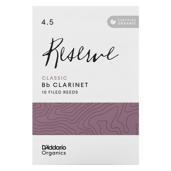 DAddario Woodwinds Organic Reserve Cl. CLAR 4.5