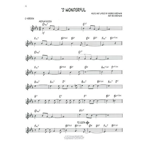 Hal Leonard Jazz Play-Along Gershwin