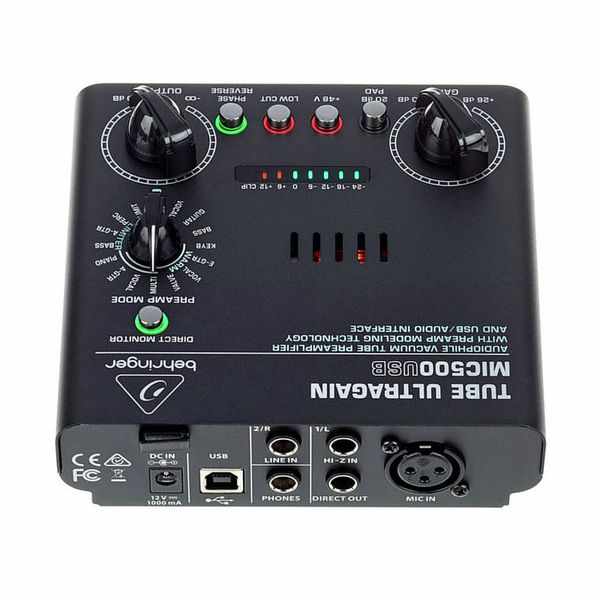 Behringer MIC500USB Tube Ultragain