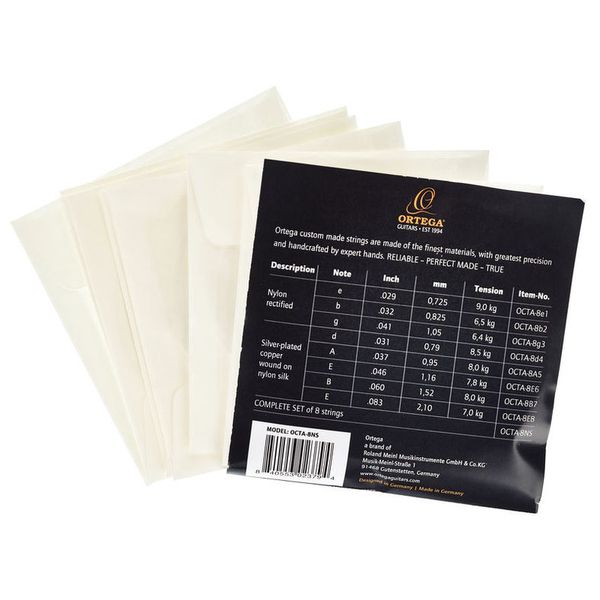 Ortega OCTA-8NS Strings Set
