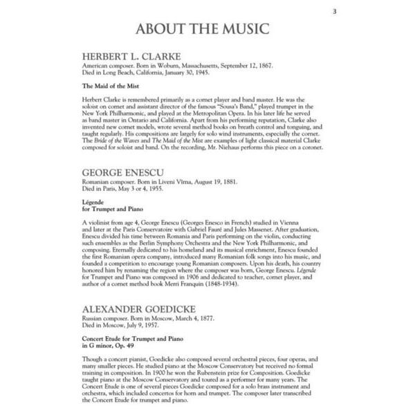 G. Schirmer Trumpet Collection Advanced