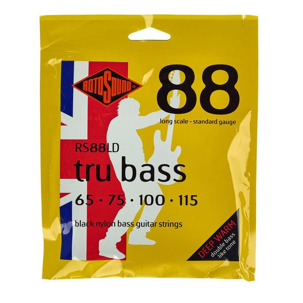 Rotosound RS88LD Black Nylon
