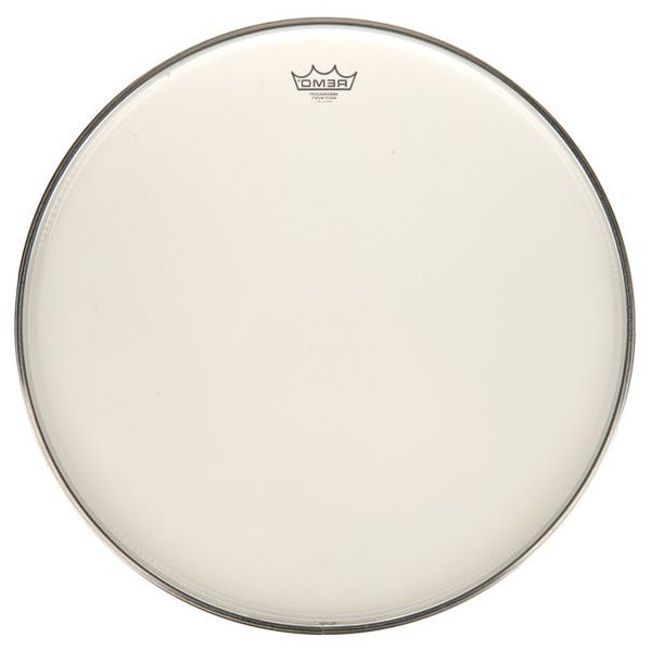 Remo 24" Ambassador White Smooth