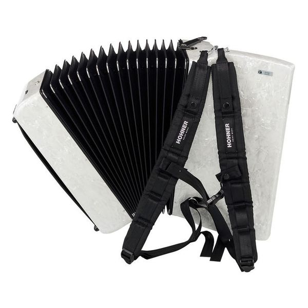 Hohner Bravo III 72 White silent key