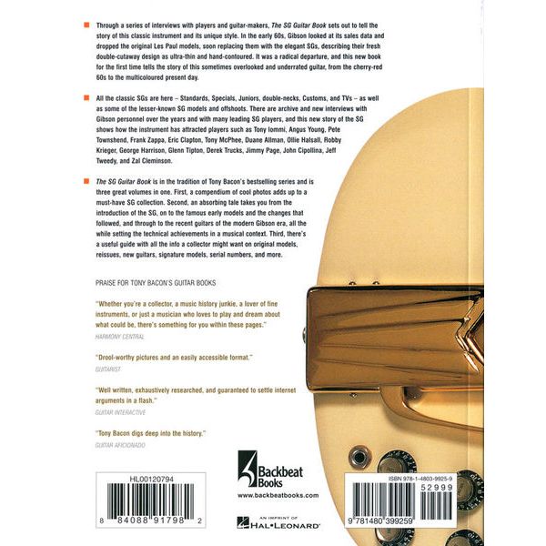 Backbeat Books The SG Guitar Book