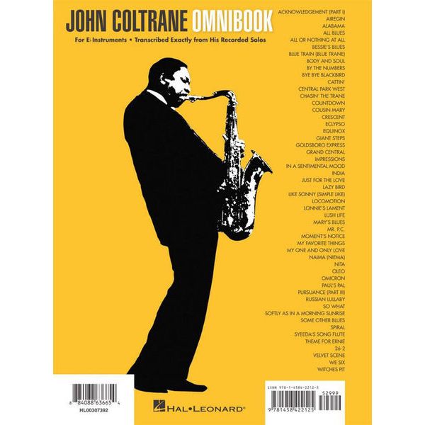 Hal Leonard John Coltrane Omnibook Eb