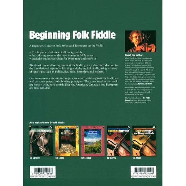 Schott Beginning Folk Fiddle