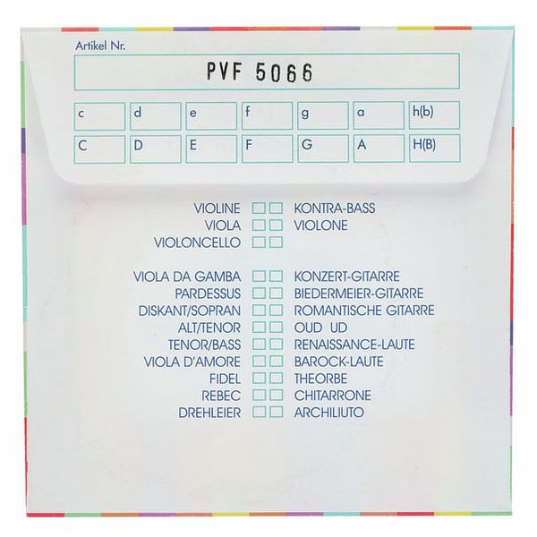 Kürschner Large Theorbo Single String e