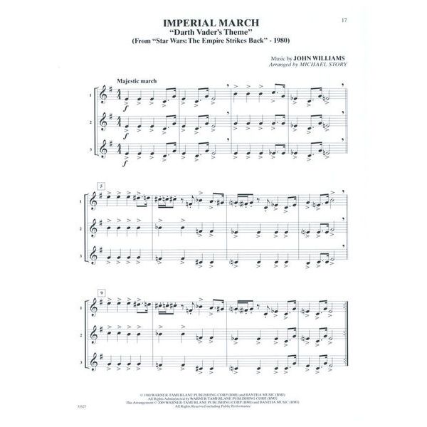 Alfred Music Publishing Movie Trios For All Clarinet