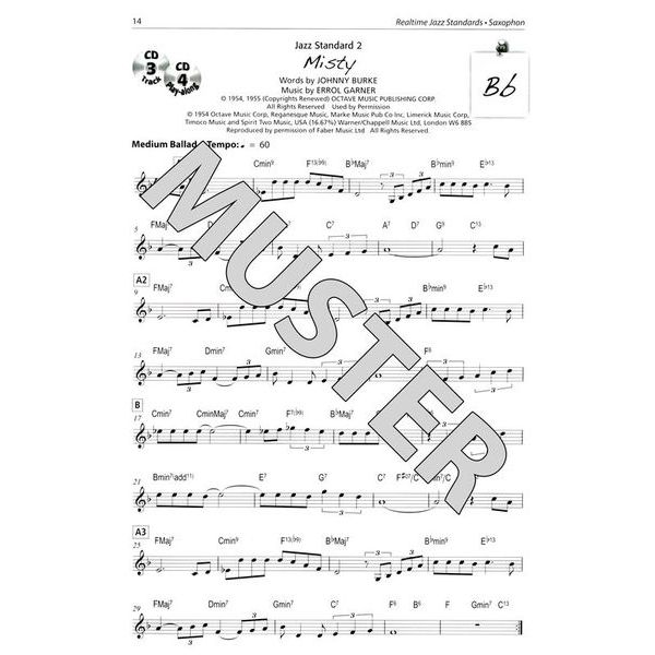 Alfred Music Publishing Realtime Jazz Standards Sax
