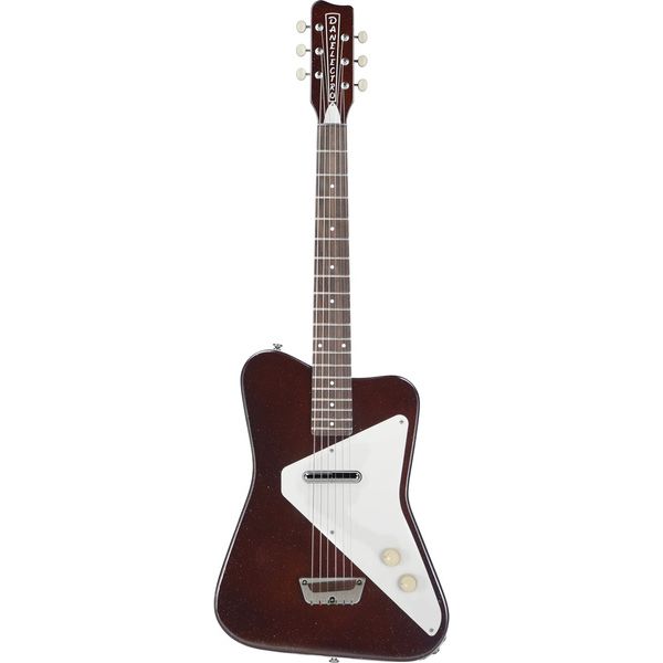 Danelectro Pro Maroon Silver Glitter