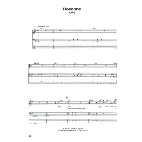 Music Sales The Best Of Police Bass