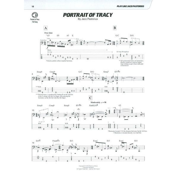 Hal Leonard Play Like Jaco Pastorius