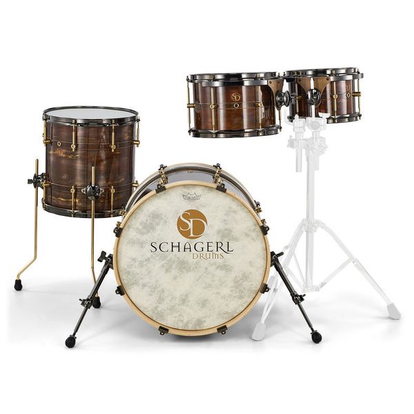 Schagerl Drums Dark Vintage Studio Kit