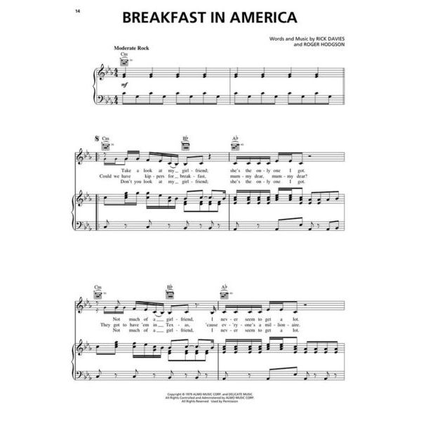 Hal Leonard Supertramp Greatest Hits