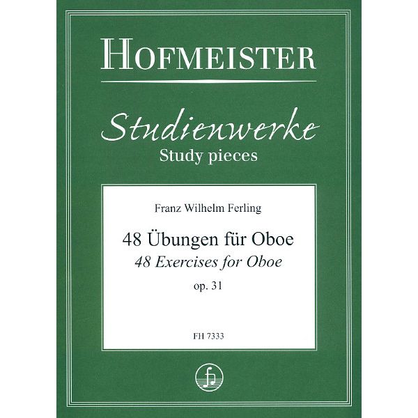 Friedrich Hofmeister Verlag Ferling 48 bungen Oboe