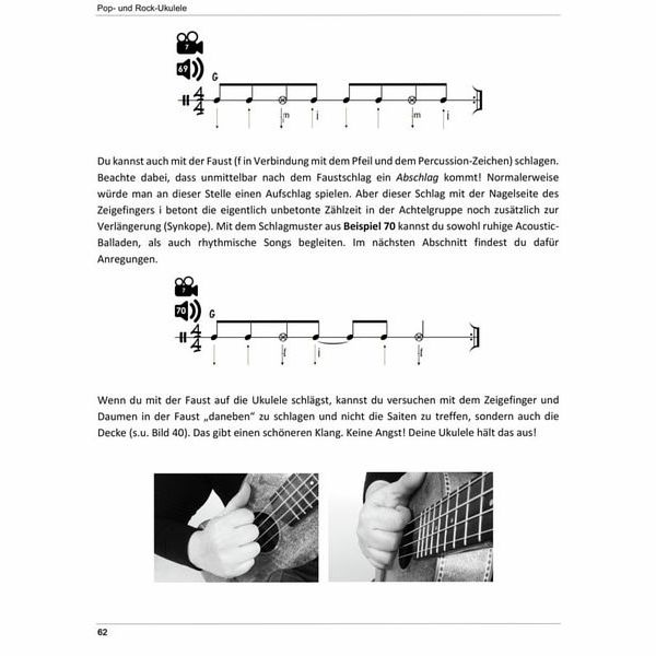 Elisabeth Pfeiffer  Pop- und Rock Ukulele Schlag