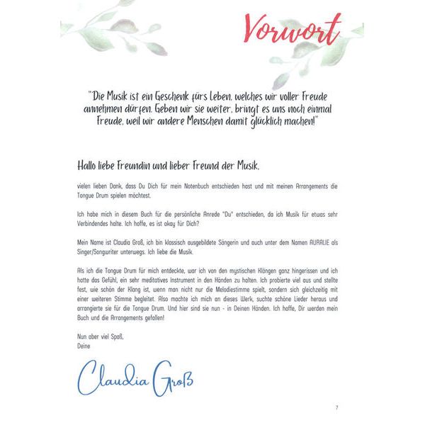 Claudia Gro Steel Tongue Drum Songbook