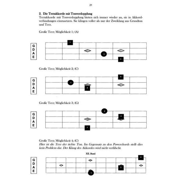 Basshaus Verlag Akkorde auf dem E-Bass