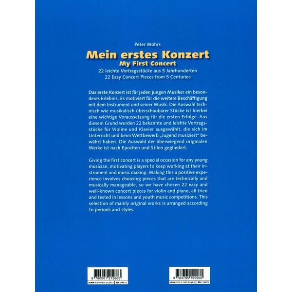 Schott Mein erstes Konzert Violine