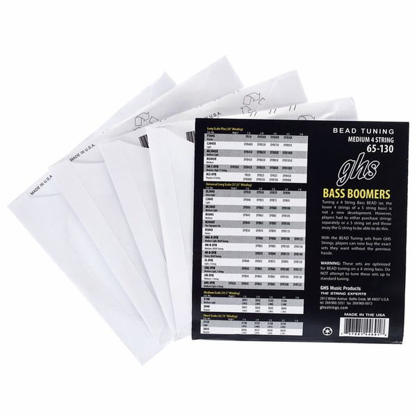 GHS Bass Boomers 65-130 Medium