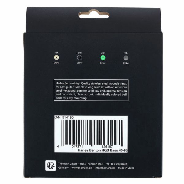 Harley Benton HQS Bass 40-95