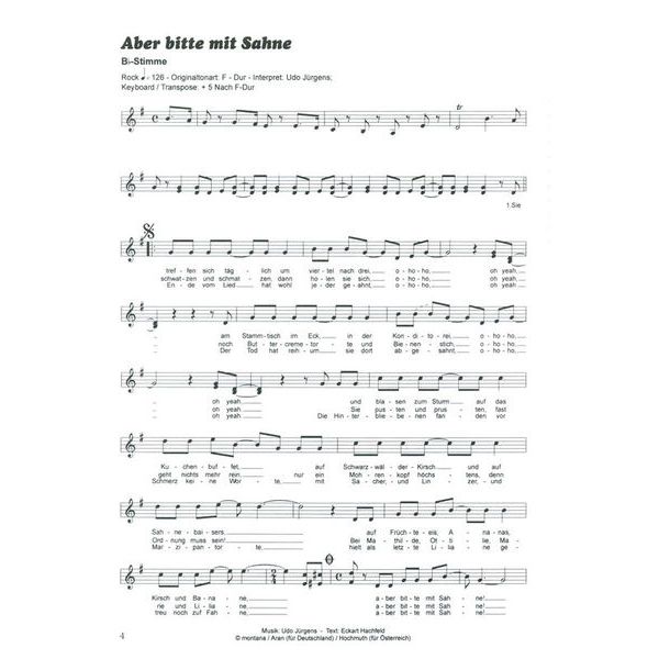 Musikverlag Hildner 100 Hits für Bb & Eb