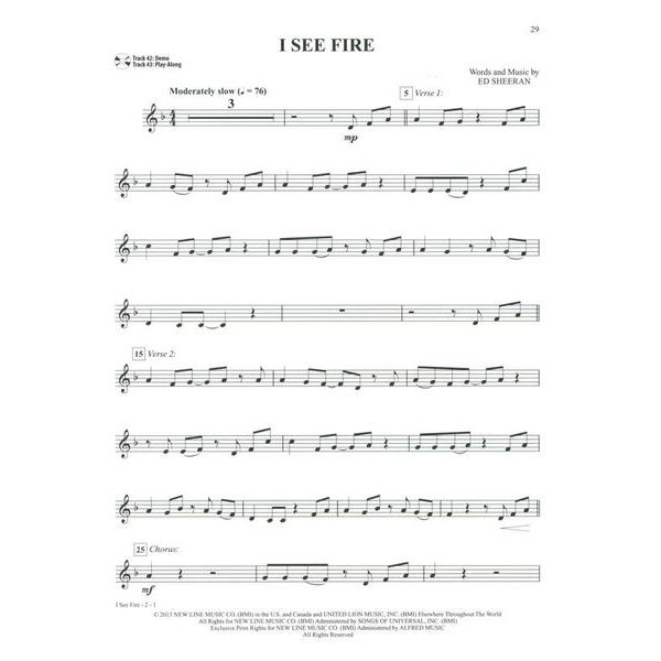 Alfred Music Publishing Hobbit Trilogy Clarinet