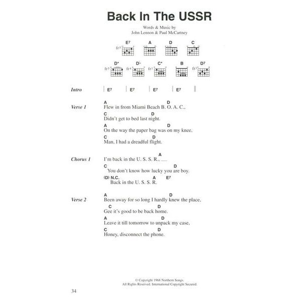 Hal Leonard Beatles Complete Chord Songboo