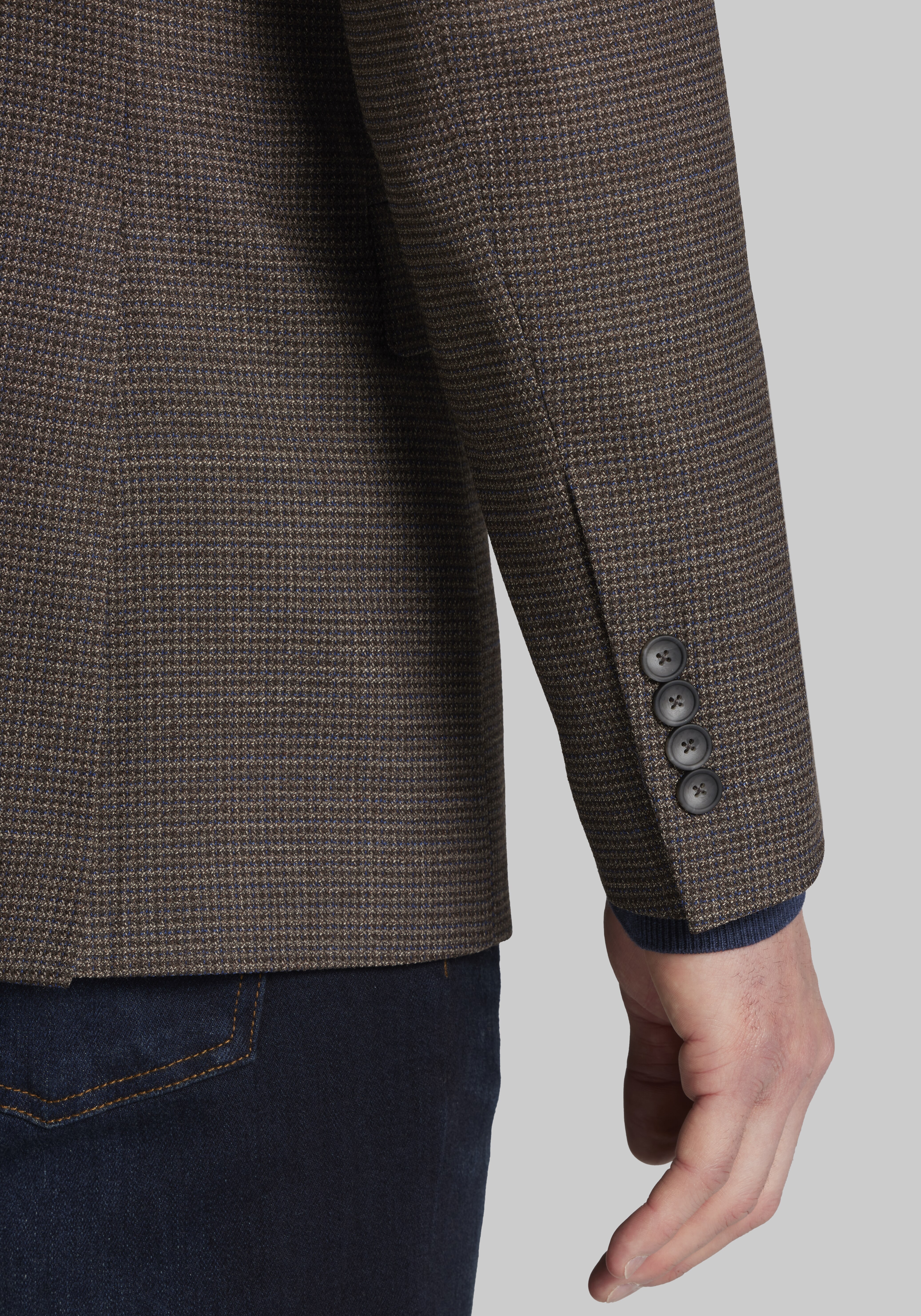 Traveler Collection Tailored Fit Check Sportcoat - Big & Tall