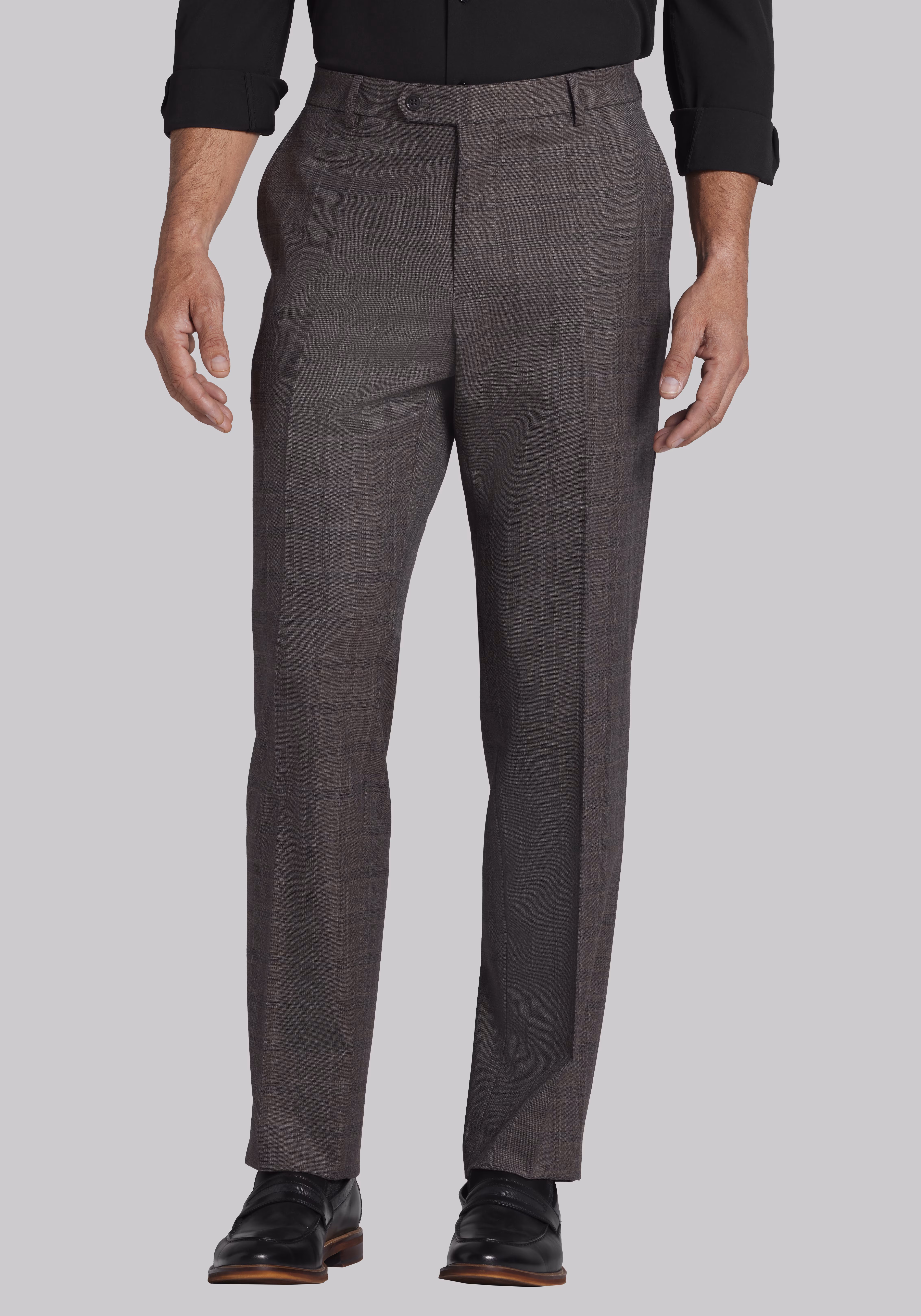 Jos. A. Bank Tailored Fit Plaid Suit Big & Tall