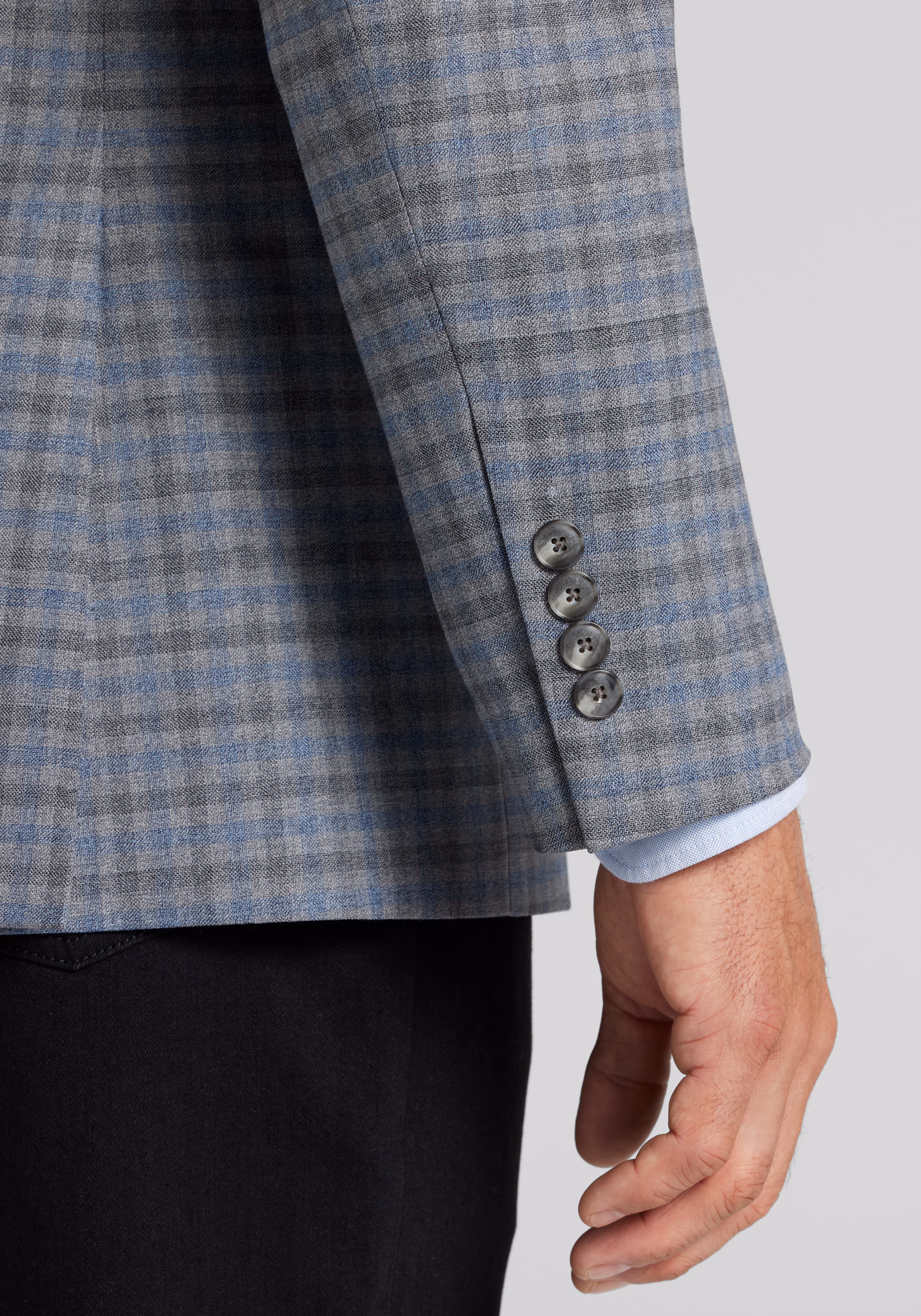 Jos. A. Bank Traditional Fit Comfort Stretch Plaid Sportcoat