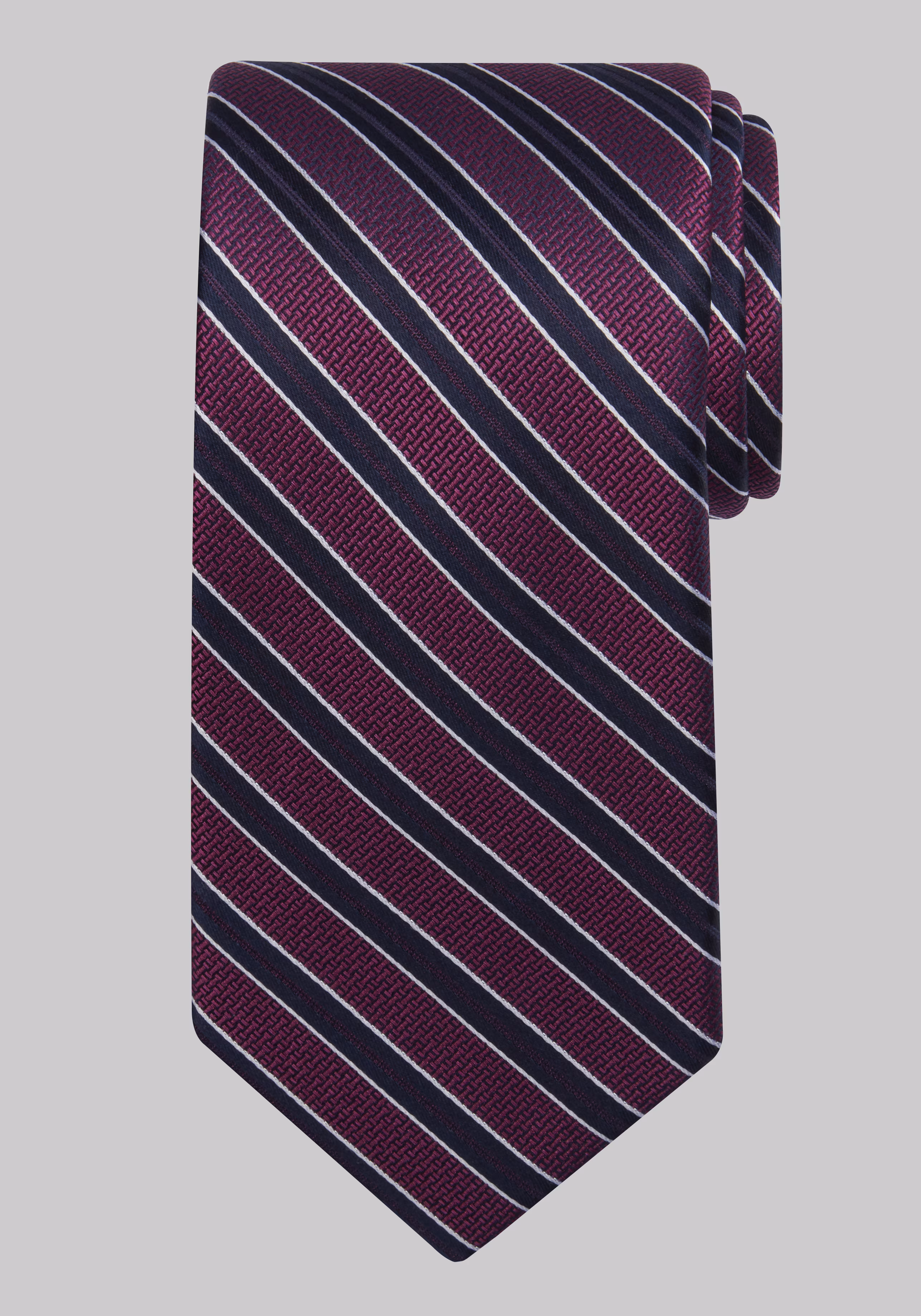 Traveler Collection Barbell Stripe Tie