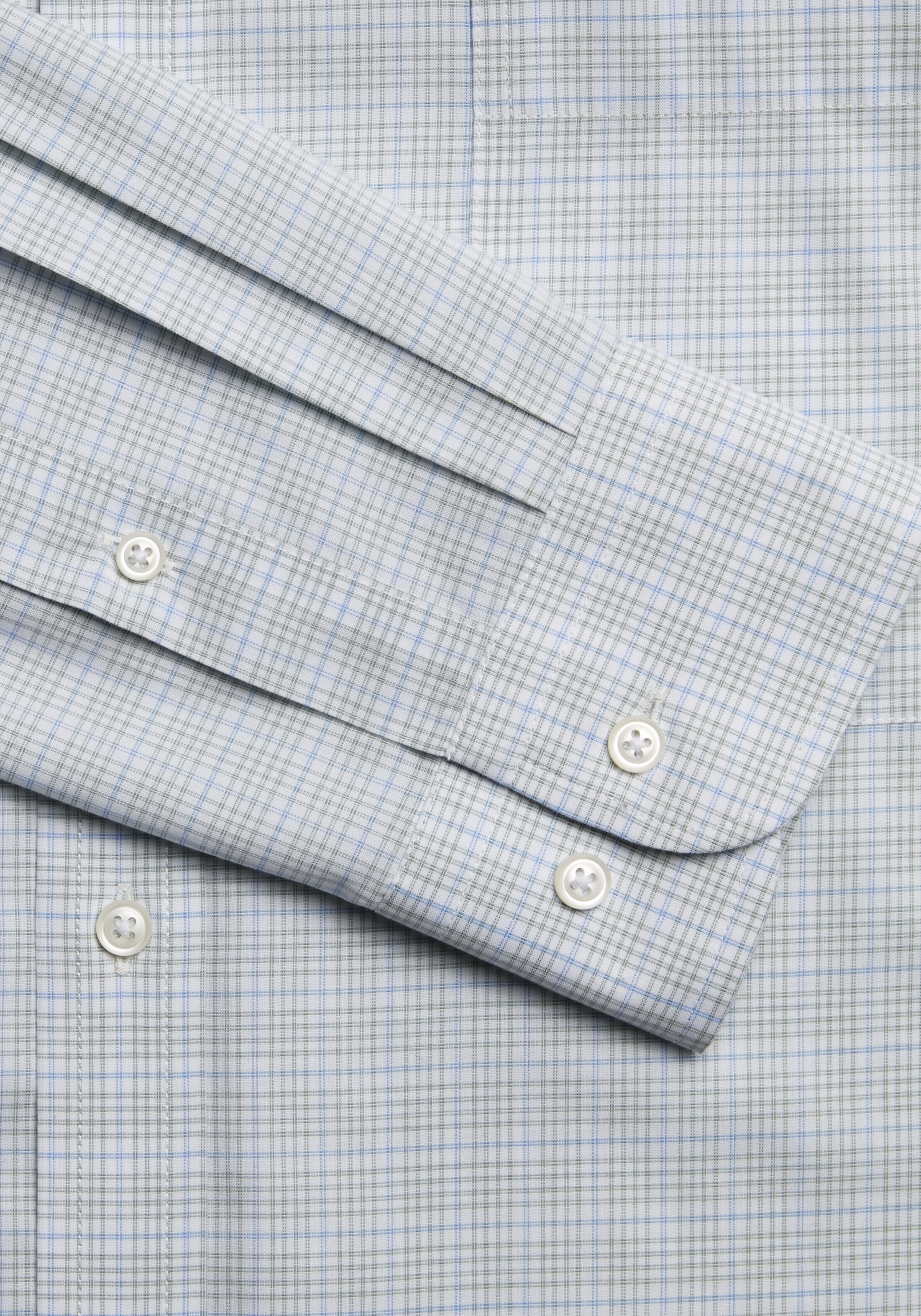 Traveler Collection Tailored Fit Button-down Collar Mini Grid Dress Shirt