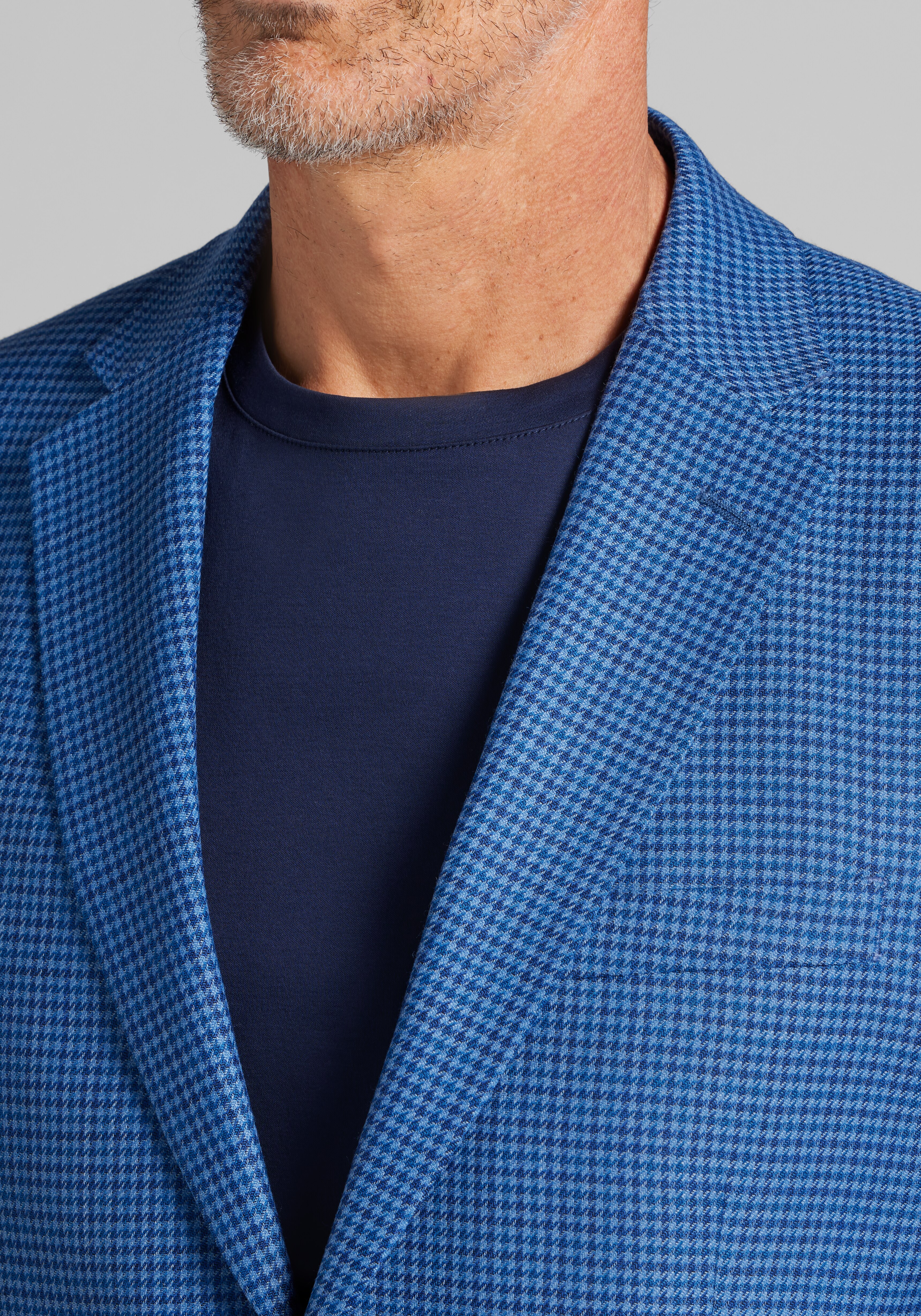 Jos. A. Bank Traditional Fit Shepherd's Check Sportcoat - Big & Tall