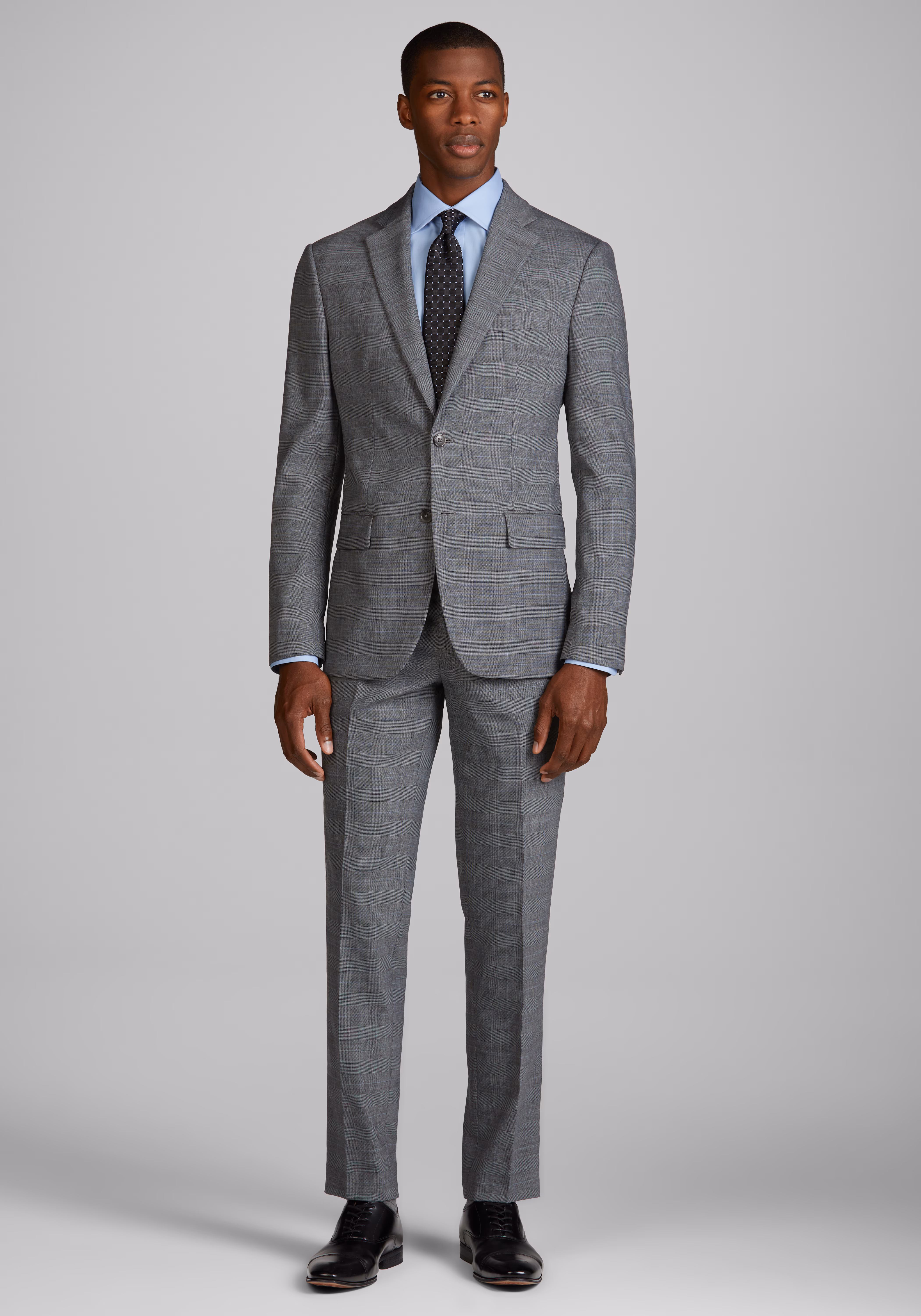 Jos. A. Bank Slim Fit Glen Plaid Suit Separate Jacket - Big & Tall
