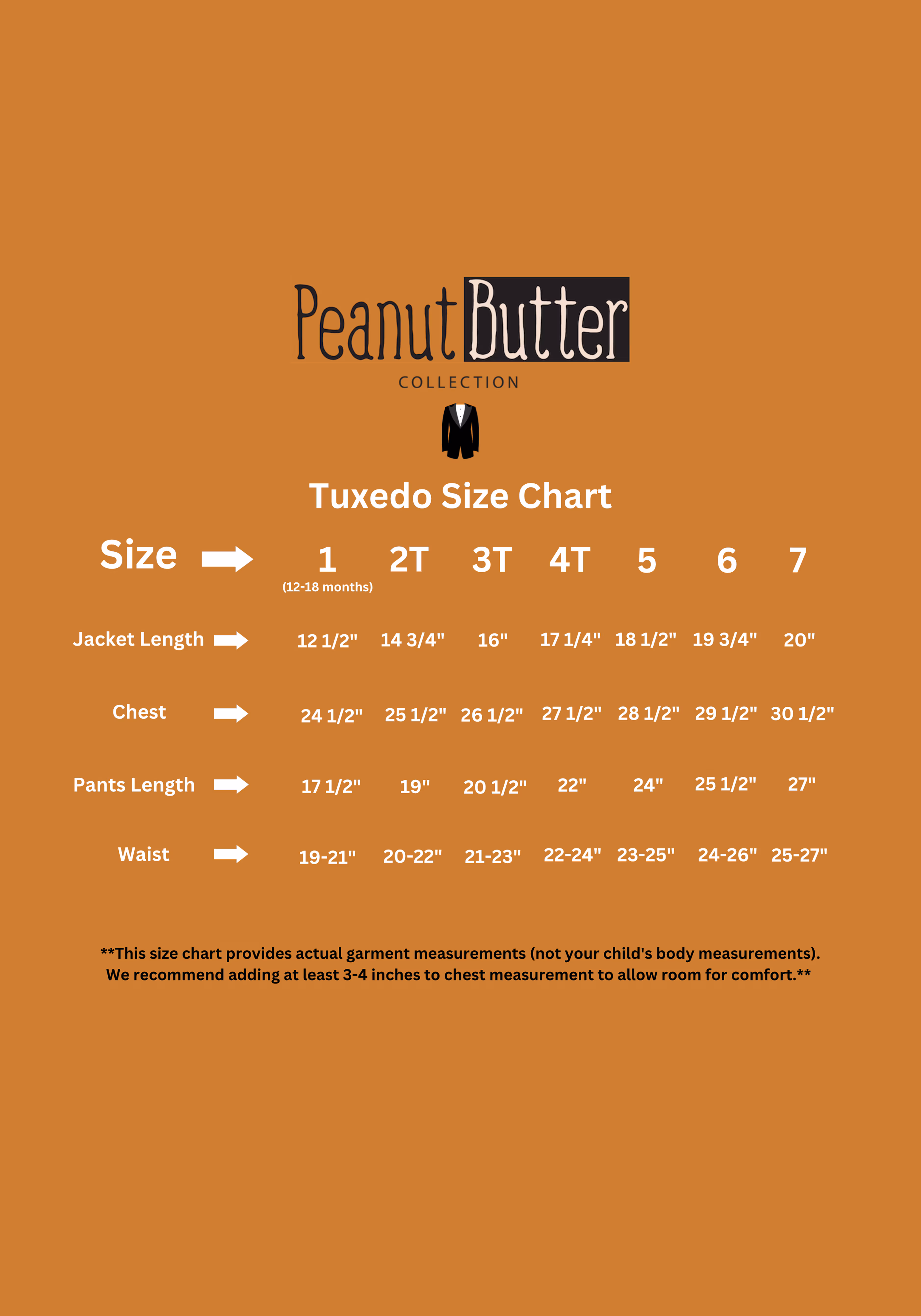 Peanut Butter Collection Bond Slim Fit 5-Piece Toddlers Tuxedo