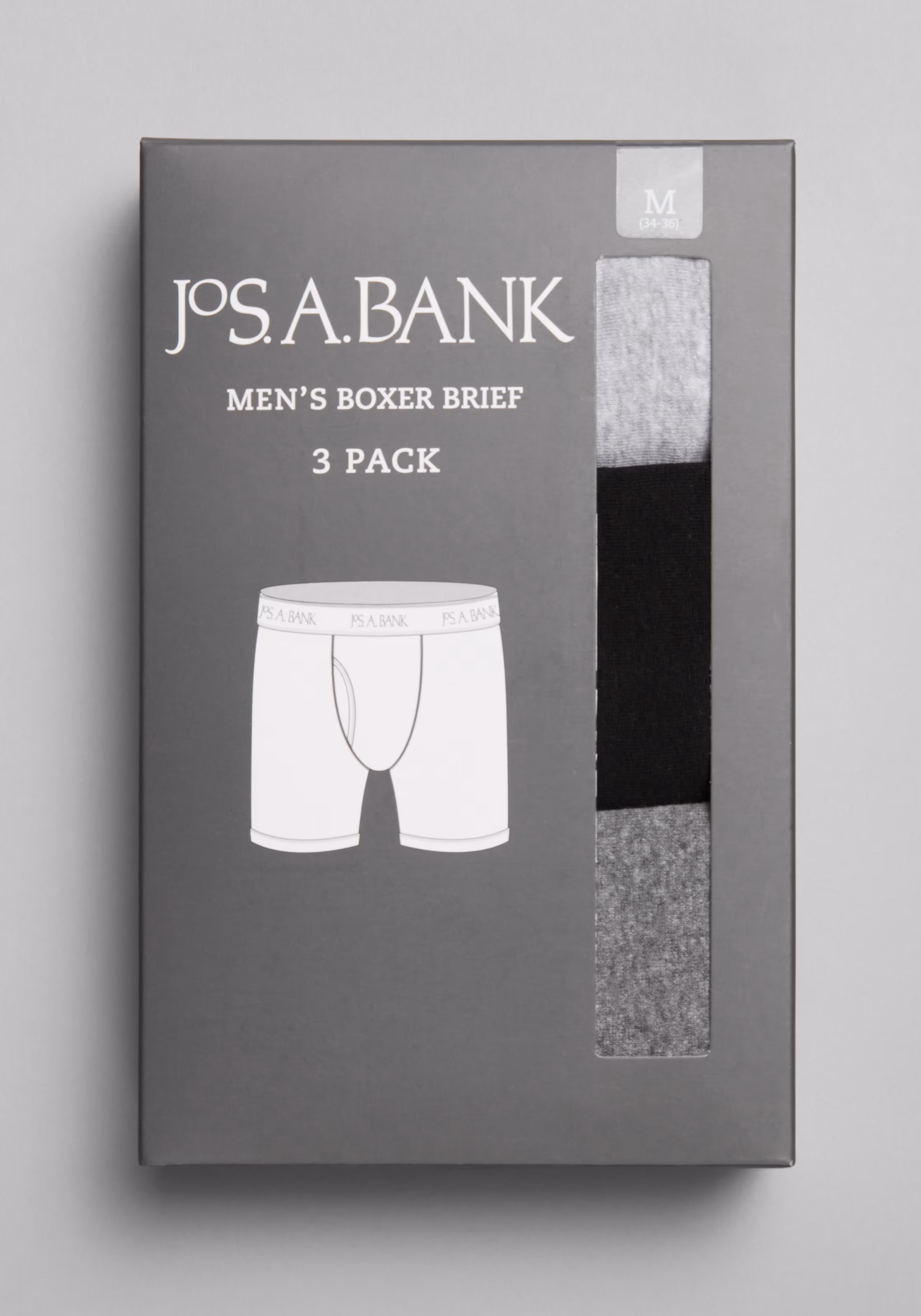 Jos. A. Bank Boxer Briefs, 3-Pack - Big & Tall
