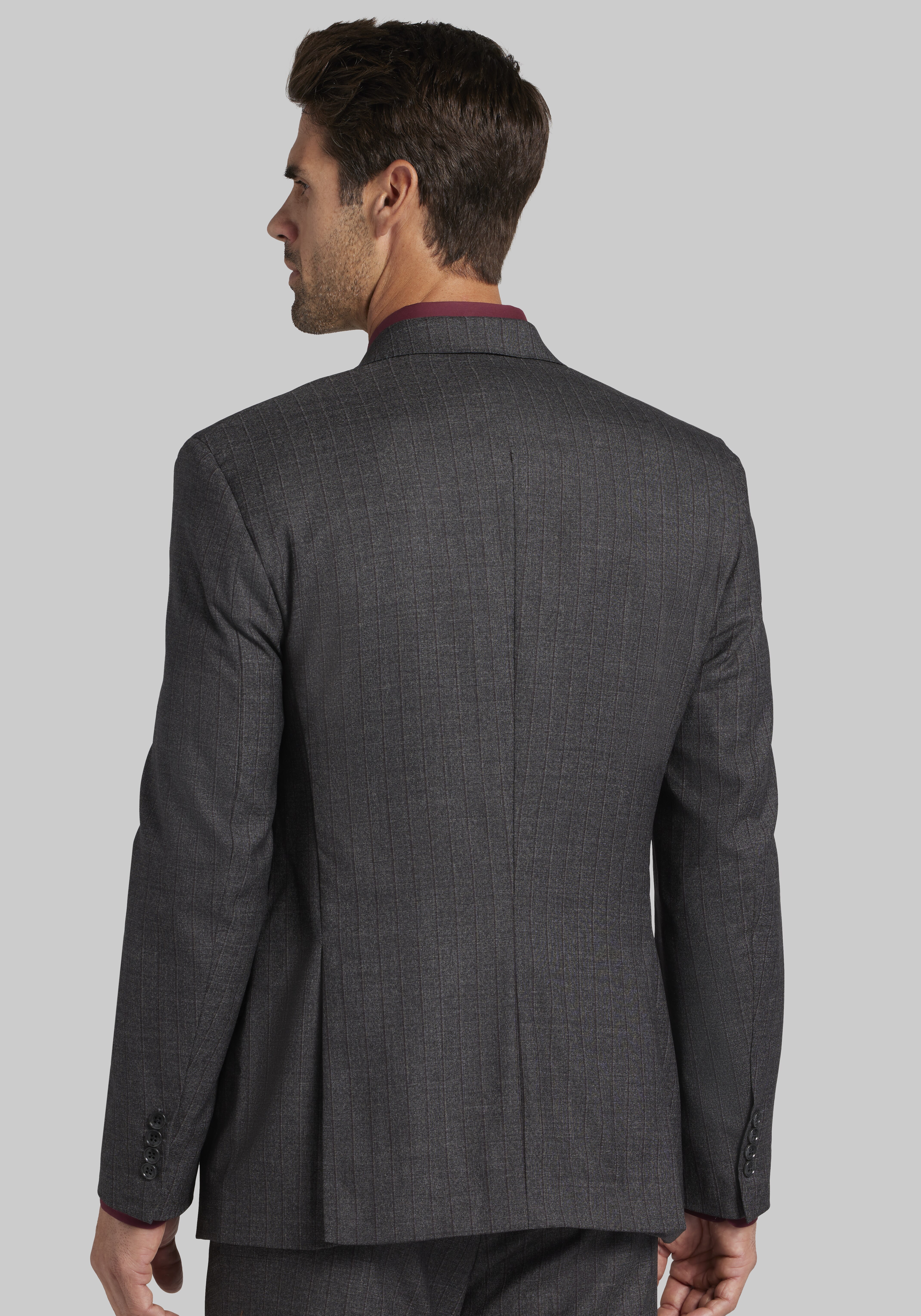 Reserve Collection Tailored Fit Stripe Suit