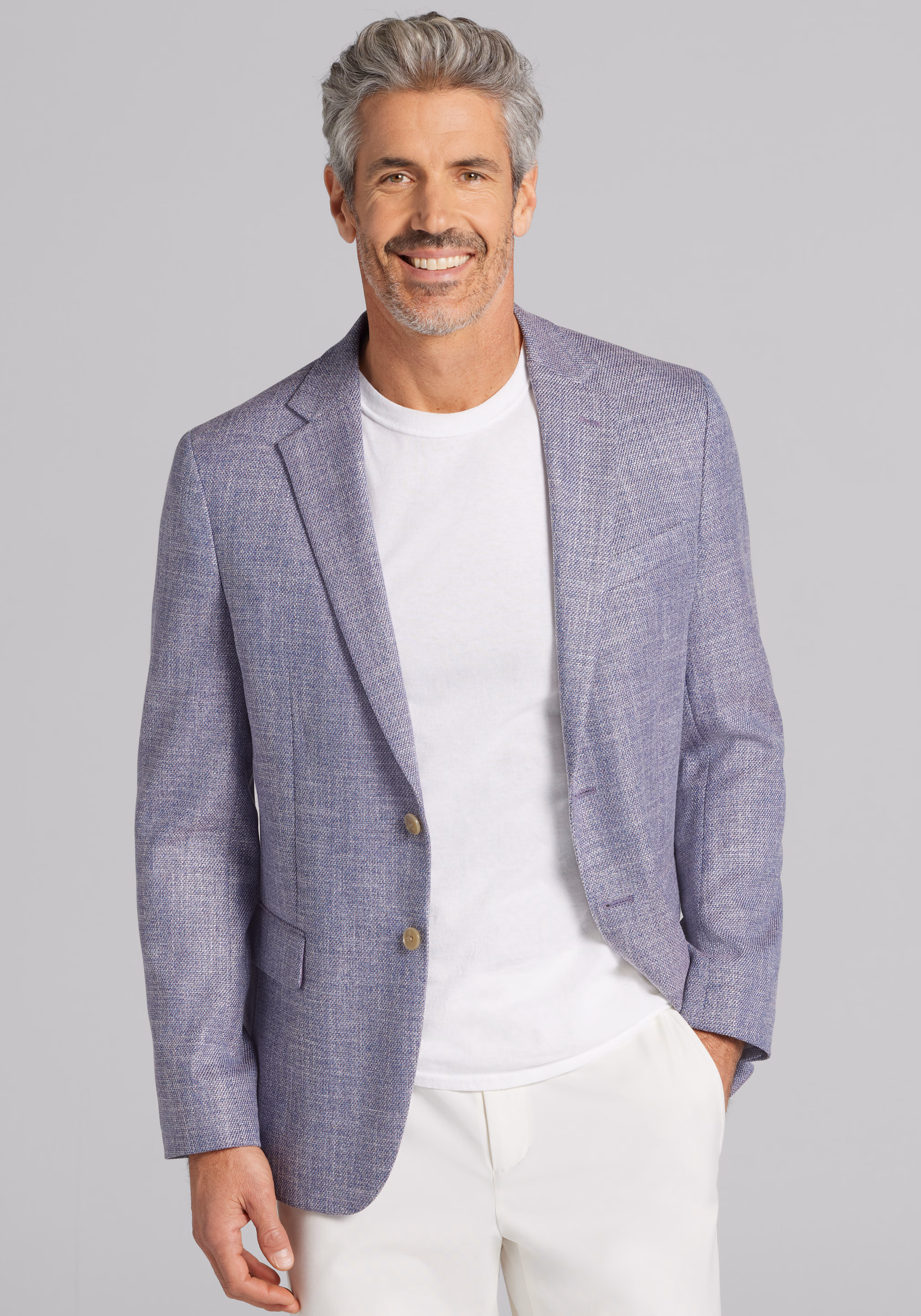 Jos. A. Bank Tailored Fit Comfort Stretch Textured Sportcoat