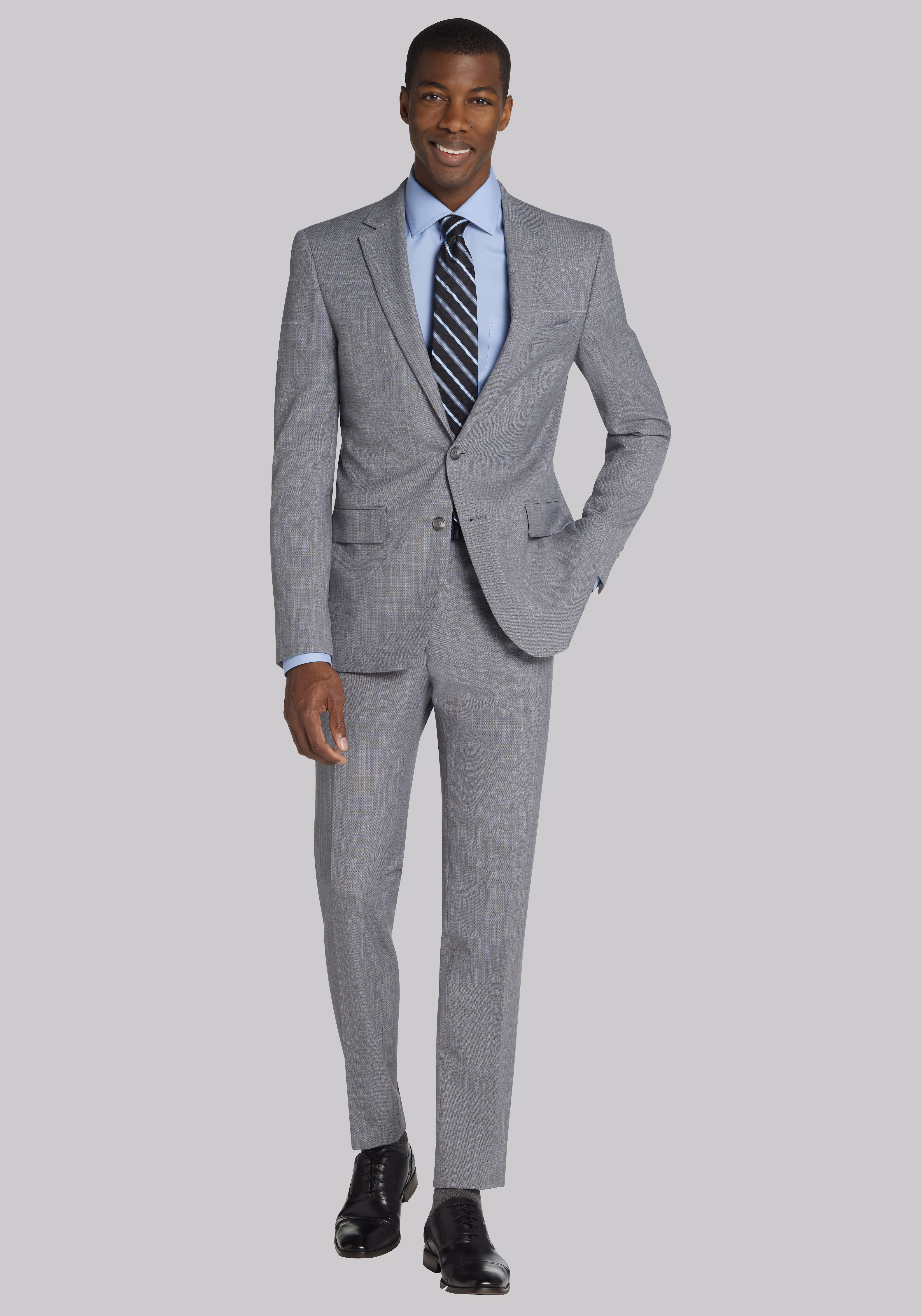 Jos. A. Bank Slim Fit Plaid Suit