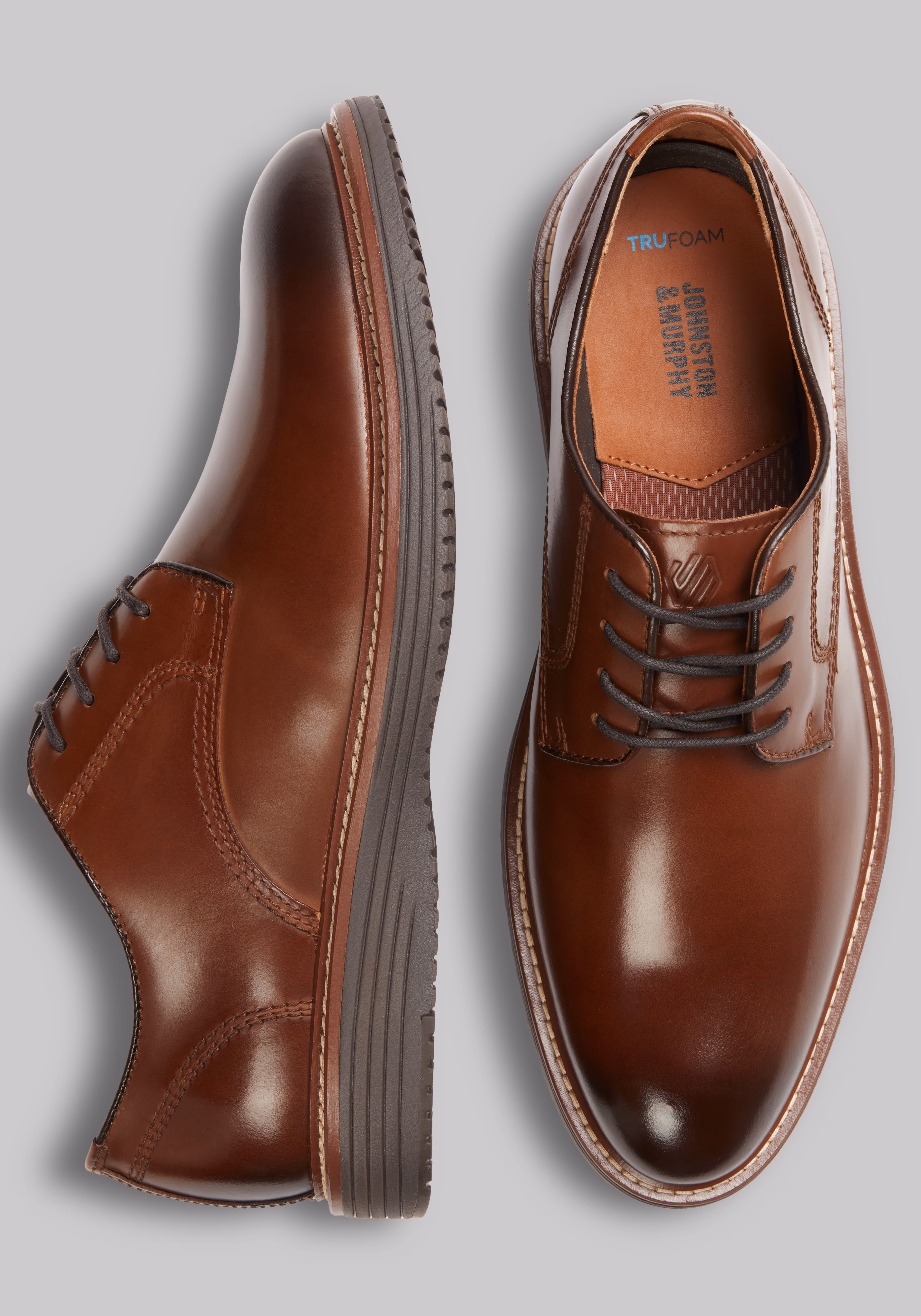 Johnston & Murphy Upton Plain Toe Oxfords